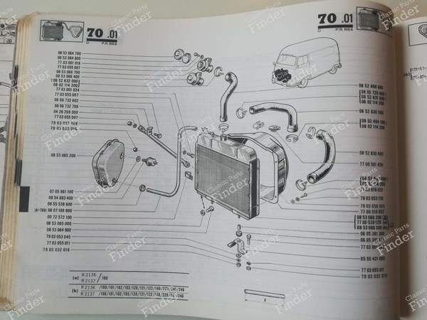 P.R. 884 - Catalogue de pièces de rechange - RENAULT Estafette / Hi-boy / Petit-Panel - 7701435674- 6