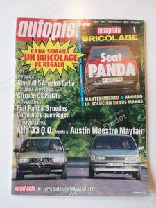 Autopista - 9 Novembre 1985 - FIAT Panda