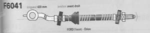 Pair of front left and right hoses - FORD Escort / Orion (MK5 & 6) - F6041/F6042- thumb-2