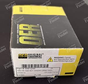 1962-66 Plymouth A&B Body Manivelles de fenêtres Jeu de 2, Paire - PLYMOUTH Barracuda - Part#: MB1244- thumb-4