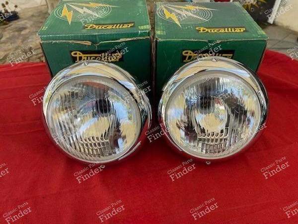 Pair of complete headlights - PEUGEOT 203 - Isoroute 413- 0