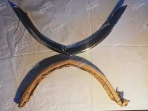 Zwei verchromte Zierleiste / Kühlergrillelemente - OPEL Kapitän - K 22 030- thumb-4