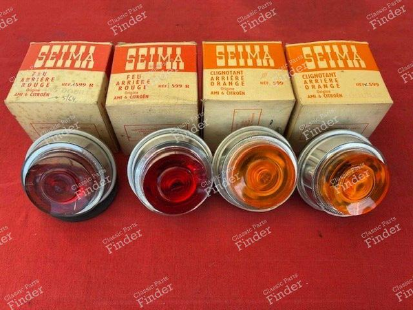 Rear lights and indicators - CITROËN Ami 6 / Dynam - 599 et 599 R- 0
