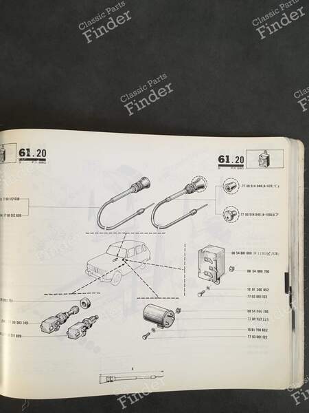 Spare Parts Manual - PR 880 - RENAULT 6 (R6) - 7701428480- 5