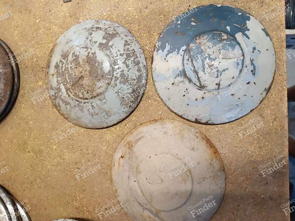 Set of 3 wheel covers - RENAULT 4 CV - 0