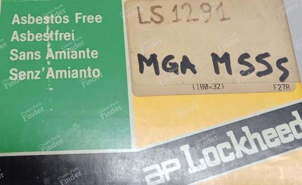 Rear brake shoes - AUTOBIANCHI Bianchina - LS1291- 2