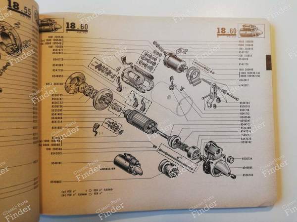 Workshop manual P.R.757 - RENAULT Floride / Caravelle - 757577202- 3