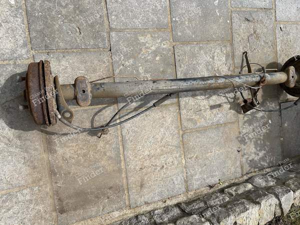 Hinterachse + Räder - FORD Taunus 12M (P6) - 2