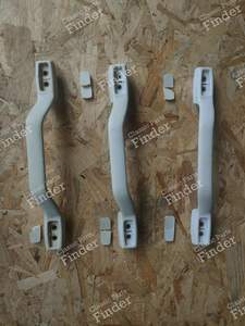 Lot de 3 poignées de maintien beige - SIMCA-CHRYSLER-TALBOT 1307 / 1308 / 1309 / 1510 / 150 / Solara / Alpine - 7616512- thumb-1