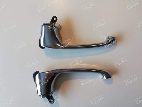 Deux poignées d'ouverture de porte arrières - CITROËN DS / ID - 7D5410632T (?)- 1