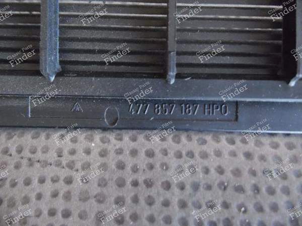 GRILLE CENTRALE NOIRE DE TABLEAU DE BORD - PORSCHE 944 - 477857187 (HP0)- 4