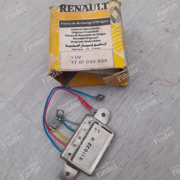 REGULATOR ALTERNATOR - Renault Verschiedenes - RENAULT 4 / 3 / F (R4) - 7701030605 ou 511022- 0