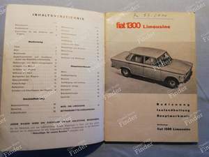 Bordbuch - FIAT 1300 / 1500 - 300-1160- thumb-1