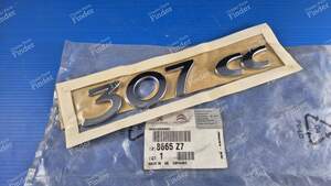 Monogramm-Emblem für den Kofferraum – CC-Version für PEUGEOT 307