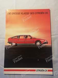 Citroën CX brochure for CITROËN CX