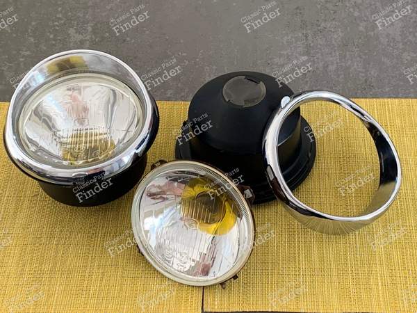 Komplette Scheinwerferoptik für Dauphine, Ondine, oder andere - RENAULT Dauphine / Ondine - E251A1462 / 155 / ABTP 521- 1