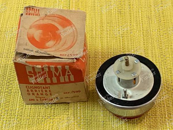 Orange blinkende "Joghurtbecher"-Rückleuchte - CITROËN Ami 6 / Dynam - 599- 1