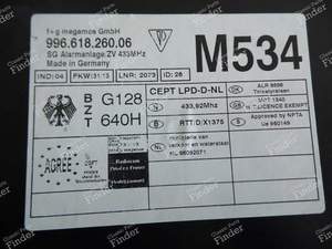 ALARM MODULE M534 99661826006 PORSCHE 996 & 986 - PORSCHE 911 (996) - 996.618.260.06- thumb-1