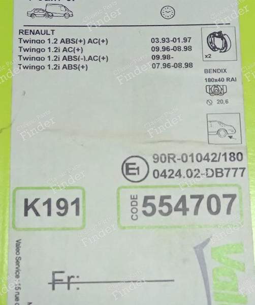 Rear brake kit for 1.2 'Easy' (C0630) with ABS - RENAULT Twingo I - K191- 5