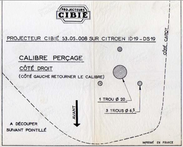 Kugelscheinwerfer für DS, 911, CG... - CITROËN DS / ID - 53.05.008- 7