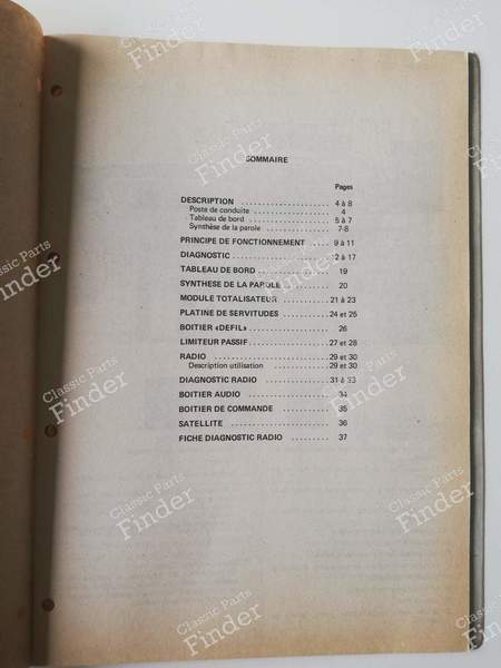 Manuel de réparation - 'Electronic' - RENAULT 21 (R21) - 7711074155- 2