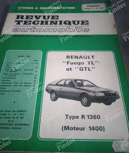 Revue Technique Automobile (RTA) for RENAULT Fuego