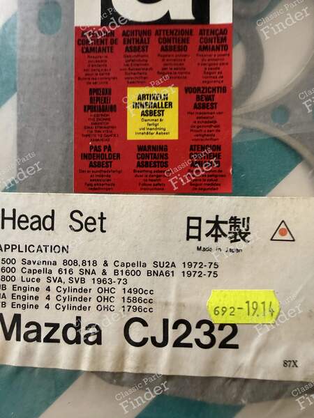 Kit de joints de culasse - MAZDA Luce - CJ232- 1