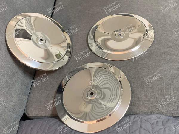 3 Chrome wheel covers - RENAULT 8 / 10 (R8 / R10) - 0