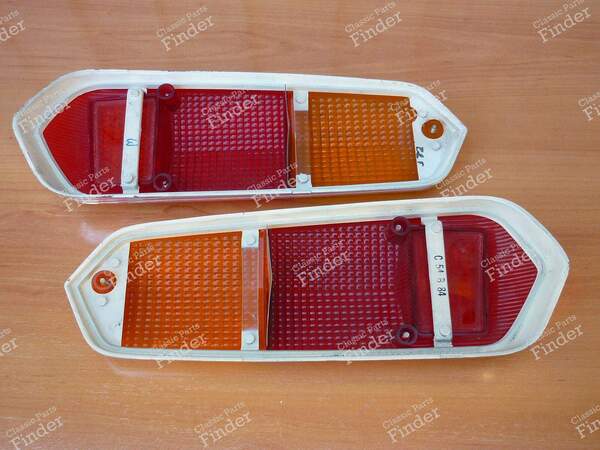 Pair of rear light lenses - Phase 1 - RENAULT 16 (R16) - 617- 1