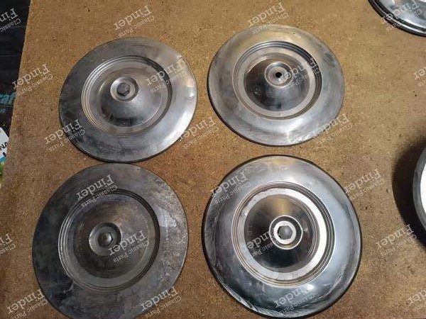 4 chrome wheel covers - PEUGEOT 504 - 0