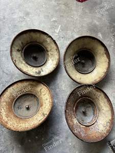 Quatre enjoliveurs de roue - CITROËN Traction Avant (7 / 11 / 15) - thumb-1