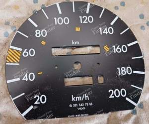 Fond de compteur pour 190 diesel - MERCEDES BENZ 190 (W201)