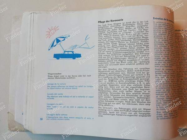 Pflegeanleitung 190 D - MERCEDES BENZ W110 - 1105841296- 6