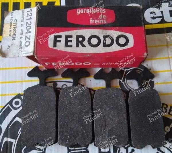 Brake pad set for Citroën Ami 8 - CITROËN Ami 8 / Super - 121204 ZO- 0