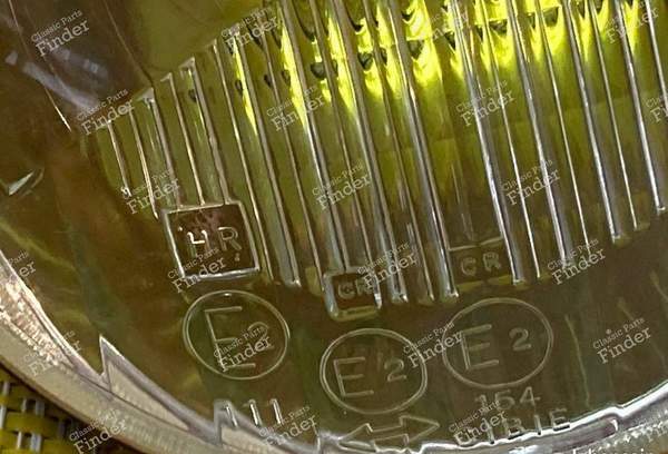 1 Scheinwerferoptik für Zentralscheinwerfer Alpine A110, Kugelscheinwerfer DS, Porsche, Matra... - ALPINE A110 - 154- 1