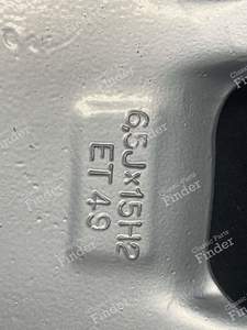 Original 'Gullideckel' Leichtmetallfelgen 6.5Jx15 ET49 - MERCEDES BENZ E (W124) - 1244001802- thumb-7