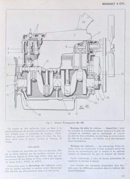 SERVICE 1939 technical review - RENAULT Celtaquatre - 07/1939- 1