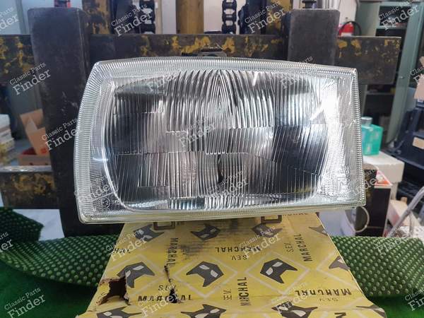 Right-hand headlight optics - PEUGEOT 504 - 61246503 / 129594 / 60- 0