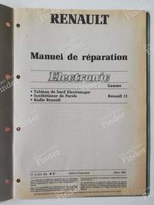 Manuel de réparation - 'Electronic' - RENAULT 21 (R21) - 7711074155- thumb-1