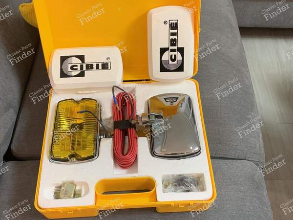 Cibié 35 Iode' set Chrome fog lamps - RENAULT 5 / 7 (R5 / Siete) - SAE 02- 1