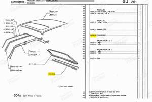 Lower rear crossbar - PEUGEOT 504 - 831506- thumb-5
