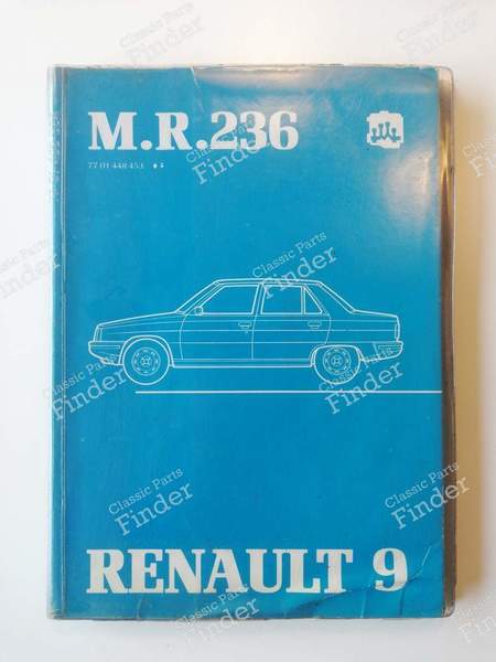 Repair Manual - R9 (M.R. 236) - Mechanics - RENAULT 9 / Alliance / Broadway / 11 / Encore (R9 / R11) - 7701448453- 0