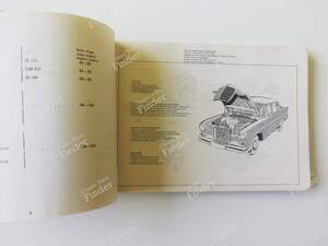 Spare Parts Manual - 'Catalog B' 1967 - MERCEDES BENZ W110 - 12118- thumb-2