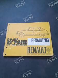 Spare Parts Catalog for RENAULT 16 (R16)