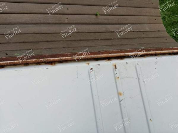 White 2CV6 Club trunk door - CITROËN 2CV - 6