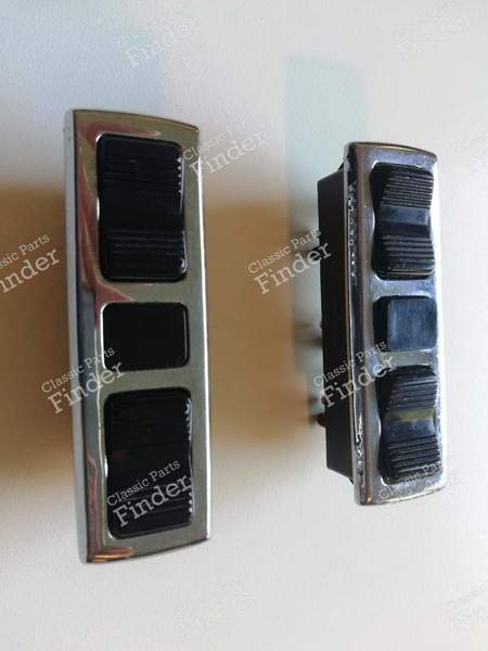 Set of two switch buttons for power windows - MERCEDES BENZ W108 / W109 - A0018214951 / A0018215051- 1