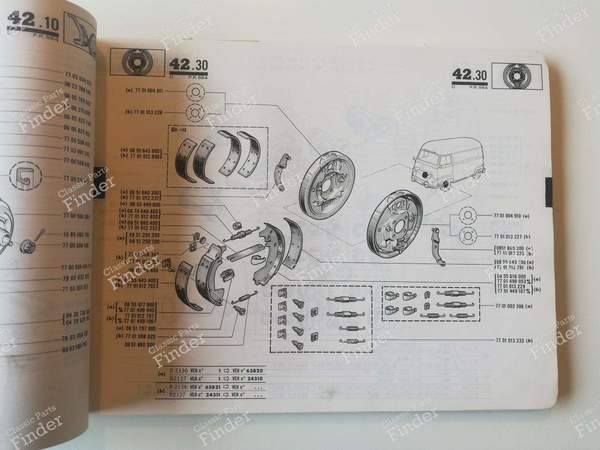 P.R. 884 - Catalogue de pièces de rechange - RENAULT Estafette / Hi-boy / Petit-Panel - 7701435674- 2