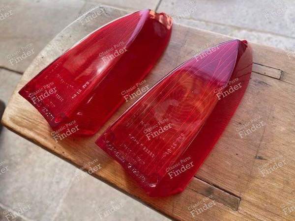 Pair of taillight caps - PEUGEOT 404 Coupé / Cabriolet - 12.720.718- 1