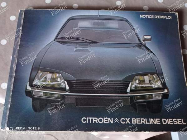 Gebrauchsanweisung - CX Diesel - CITROËN CX 