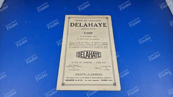 Rare advertising brochure - DELAHAYE Type 134 - 0